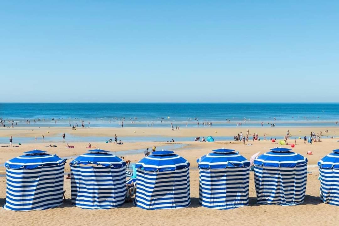 Charmant 2 pièces à 5 mn à pied de la mer Cabourg Exterior foto